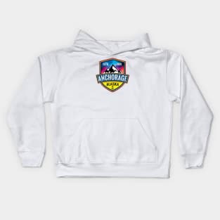 Anchorage Alaska Kids Hoodie